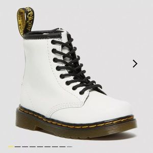 Dr. Marten’s Toddler White Combat Boot